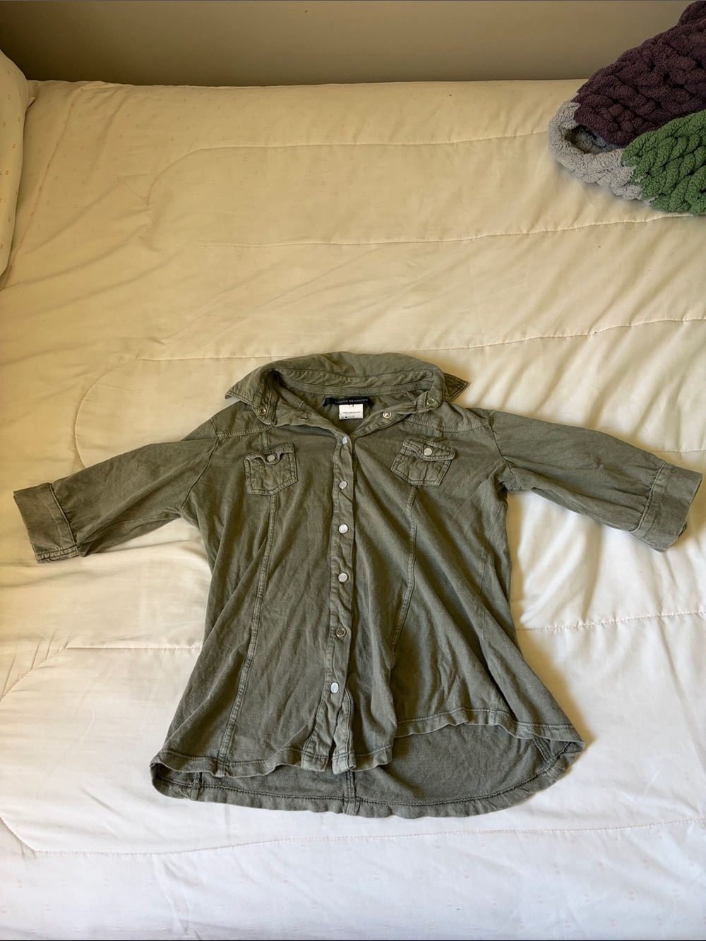 Urban Behavior Kids Olive Button-Down Shirt